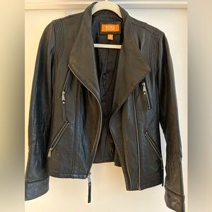 Kors by Michael Kors Women’s Leather Moto Jacket | Size Small